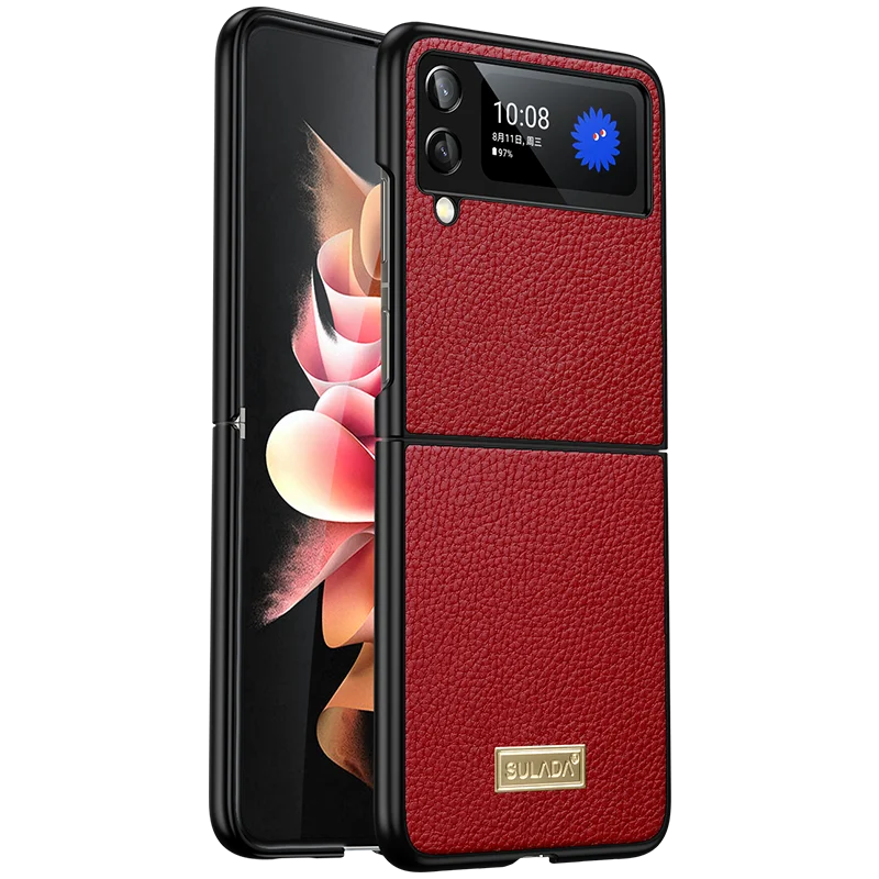 for Samsung Galaxy Z Flip 3 5G Case, Z Flip3 Leather Case, PU Leather + Hard PC Shell Ultra Thin Slim Durable Protective Cover
for Samsung Galaxy Z Flip 3 5G Case, Z Flip3 Leather Case, PU Leather + Hard PC Shell Ultra Thin Slim Durable Protective Cover
