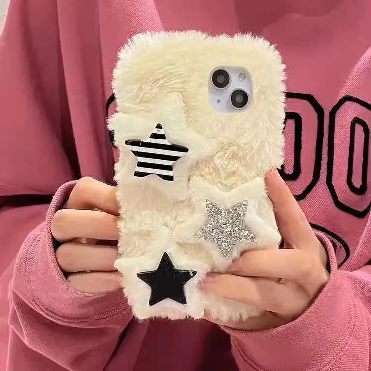 Stereo Glitter Star Suitable for iPhone 11 Phone Case 13promax Plush 7/8plus niche Korean 14promax Cute Soft Case
Stereo Glitter Star Suitable for iPhone 11 Phone Case 13promax Plush 7/8plus niche Korean 14promax Cute Soft Case