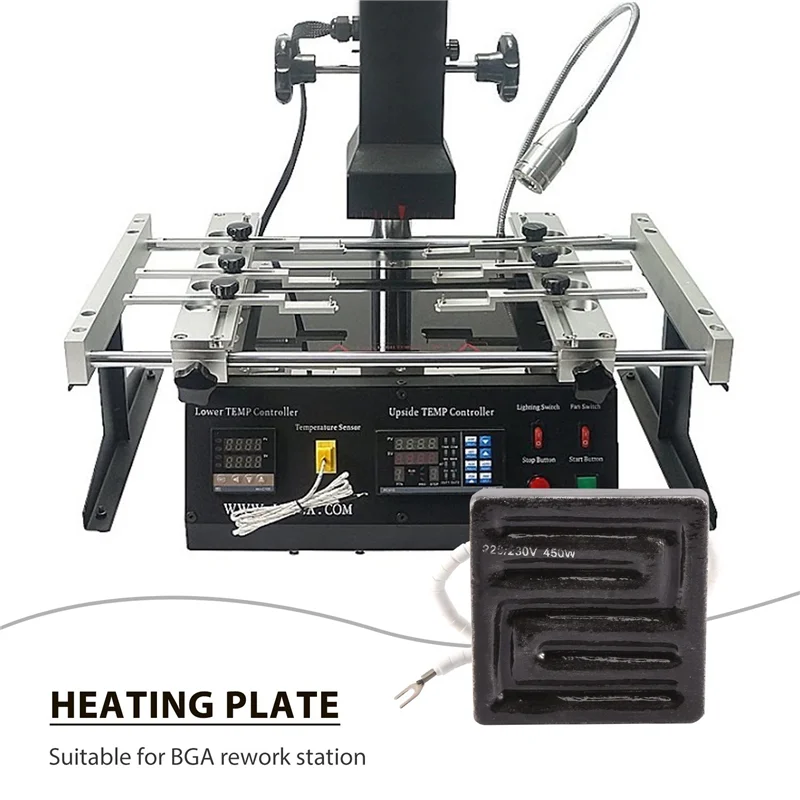 80x80Mm 450W Infrared Top Ceramic Heater Heating Plate For Bga Station Ir6000 Ir6500 Ir-Pro-Sc
80x80Mm 450W Infrared Top Ceramic Heater Heating Plate For Bga Station Ir6000 Ir6500 Ir-Pro-Sc