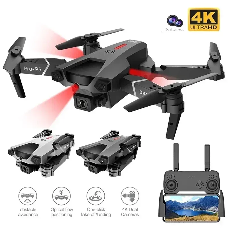 Foldable 4K HD Dual Camera Obstacle Avoidance RC Quadcopter Optical Flow Position App Control RC Drone Drone Toy Kid Gifts
Foldable 4K HD Dual Camera Obstacle Avoidance RC Quadcopter Optical Flow Position App Control RC Drone Drone Toy Kid Gifts