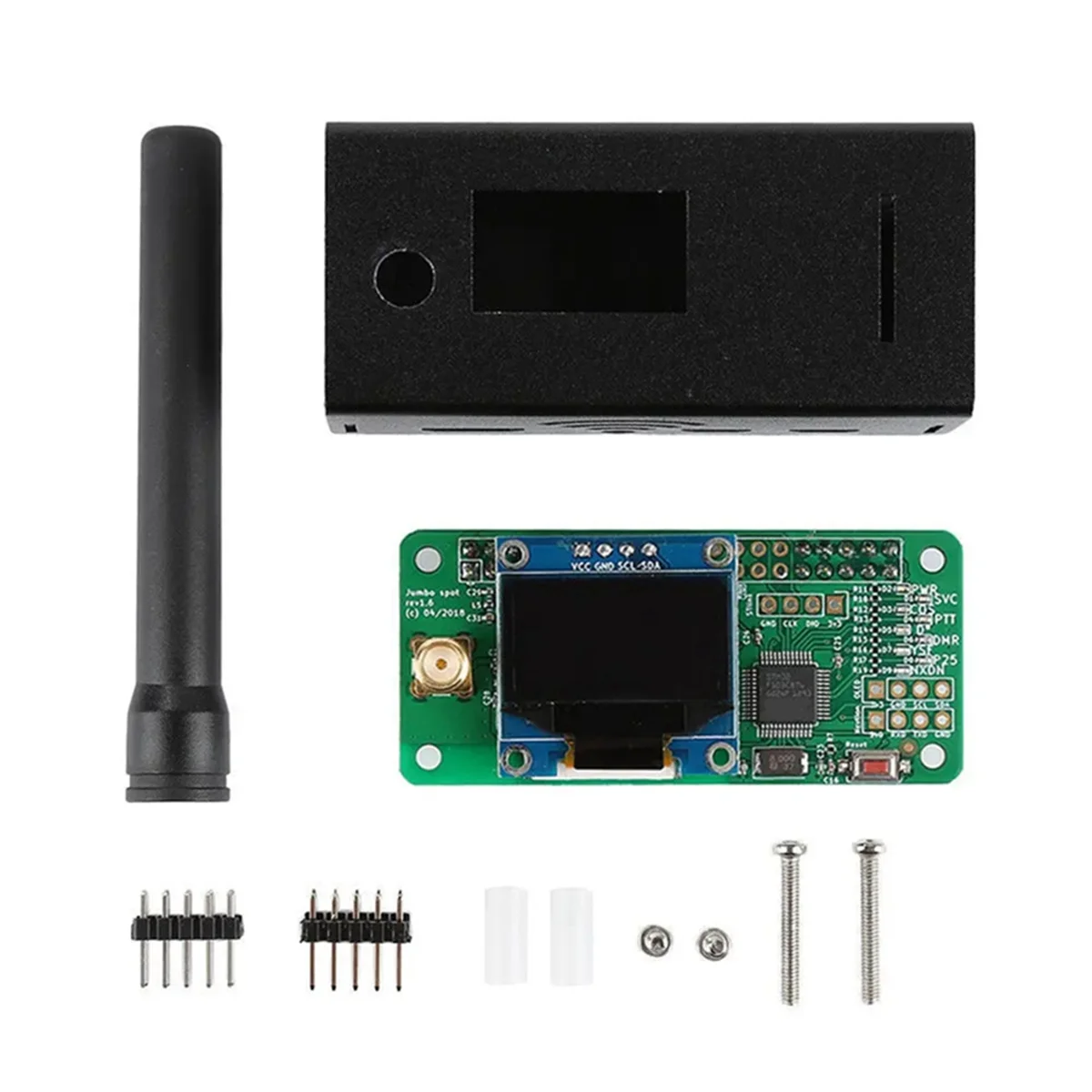 Плата расширения MMDVM в сборе для Raspberry Pi + P25 DMR YSF NXDN + Oled экран + Корпус + антенна поддержка Hotspot аксессуары
Плата расширения MMDVM в сборе для Raspberry Pi + P25 DMR YSF NXDN + Oled экран + Корпус + антенна поддержка Hotspot аксессуары