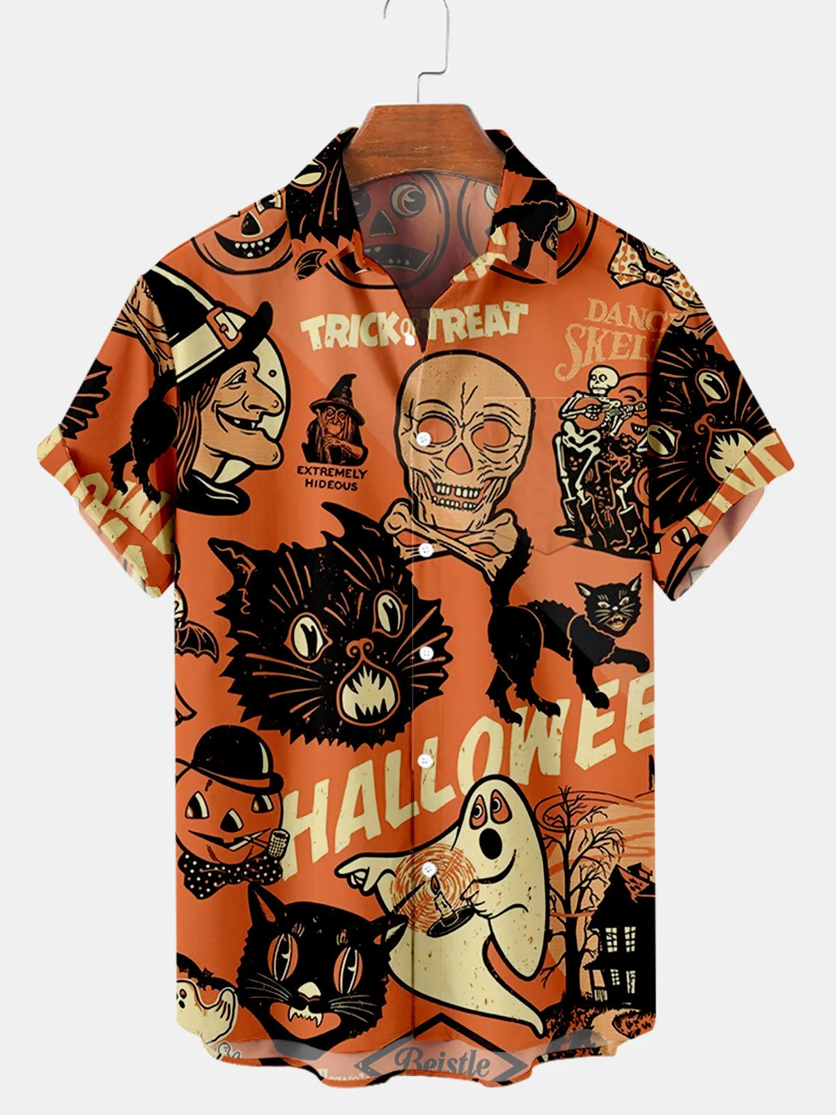 Cat Shirts Men's Women's Hawaiian Shirts Halloween Vocation Blouses Spooky Beach Shirt Camisas Men's Clothing Skull
Cat Shirts Men's Women's Hawaiian Shirts Halloween Vocation Blouses Spooky Beach Shirt Camisas Men's Clothing Skull