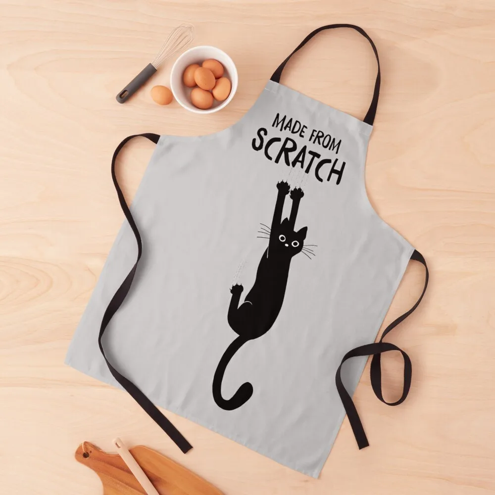 Made From Scratch | Funny Black Cat Hanging On Apron home women Household Items Useful Apron
Made From Scratch | Funny Black Cat Hanging On Apron home women Household Items Useful Apron