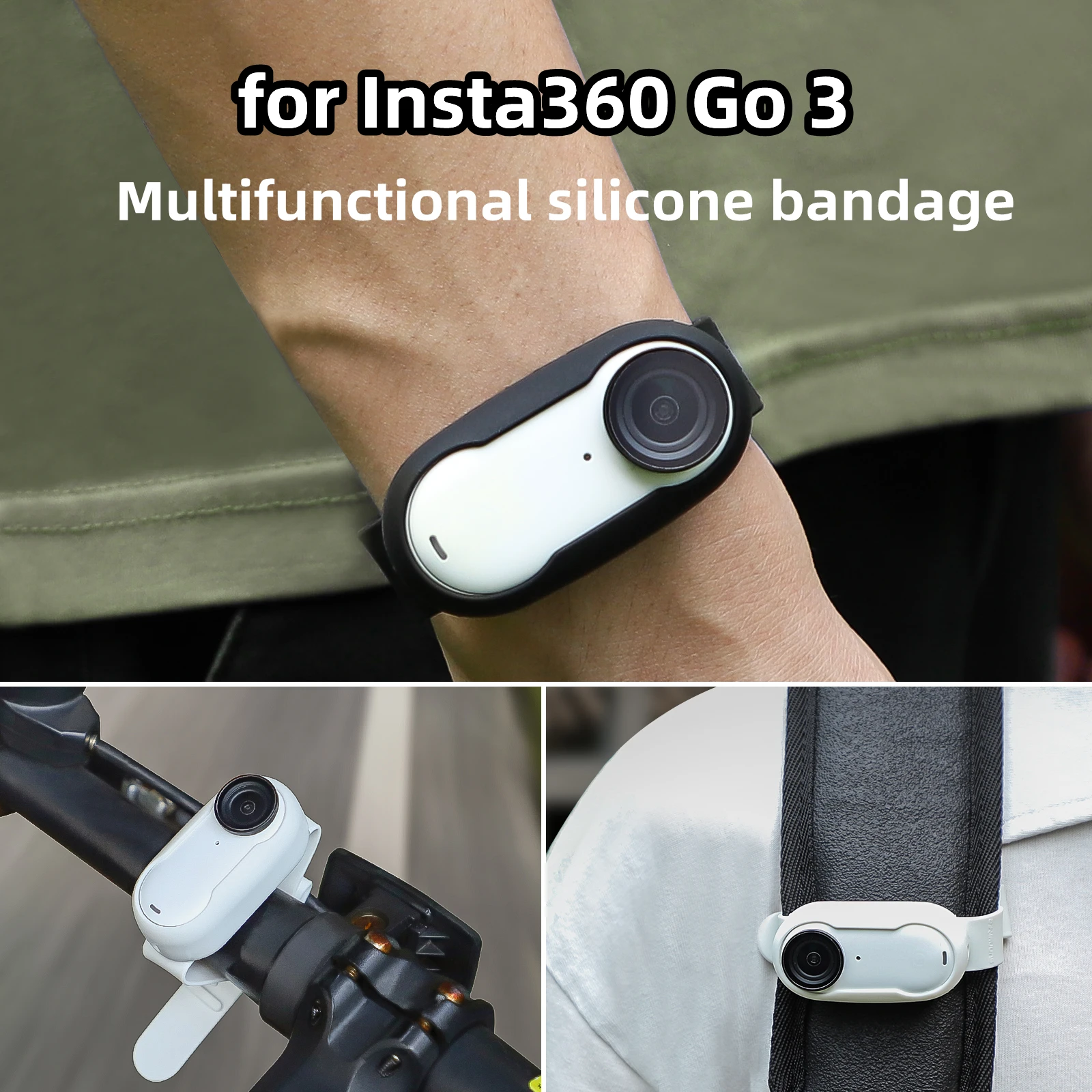 Силиконовый защитный чехол для Insta360 Go3, спортивный ремень с расширением для запястья, ремешок для рюкзака для Insta360 Go3, аксессуары
Силиконовый защитный чехол для Insta360 Go3, спортивный ремень с расширением для запястья, ремешок для рюкзака для Insta360 Go3, аксессуары