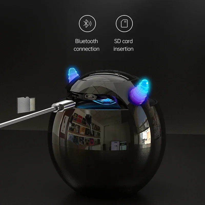 Shape Clock Speaker Mini Speaker Alarm clock with LED Digital Alarm Clock Music Player Wireless Ball Bluetooth Speaker audio
Shape Clock Speaker Mini Speaker Alarm clock with LED Digital Alarm Clock Music Player Wireless Ball Bluetooth Speaker audio
