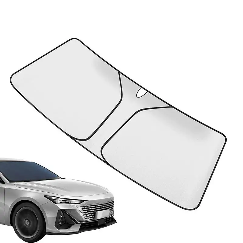 

Car Front Windshield Sunshade Auto Sun Visor Heat Protection Reflective Car Shade Sun Heat Privacy Protection Blocks UV Rays And