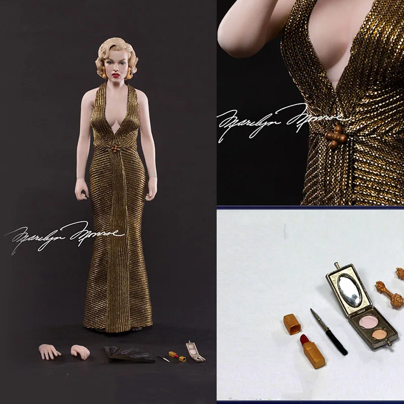 In Stock SA0016 1/6 Scale Women Soldier Famous Star Gold Clothing Version 12'' Full Set Collectible Model for Fans Holiday Gifts
In Stock SA0016 1/6 Scale Women Soldier Famous Star Gold Clothing Version 12'' Full Set Collectible Model for Fans Holiday Gifts