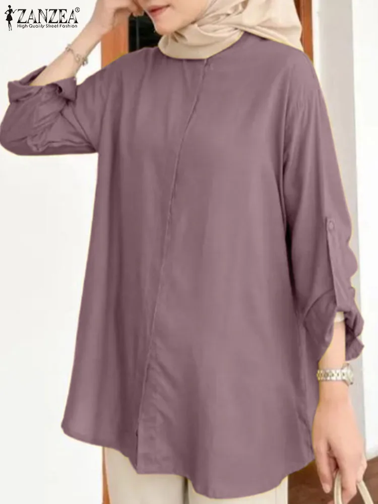2023 ZANZEA Fashion Solid Work Tops Elegant Women Long Sleeve Buttons Down Shirt Autumn Blouse Eid Mubarek Muslim Blusas Chemise
2023 ZANZEA Fashion Solid Work Tops Elegant Women Long Sleeve Buttons Down Shirt Autumn Blouse Eid Mubarek Muslim Blusas Chemise