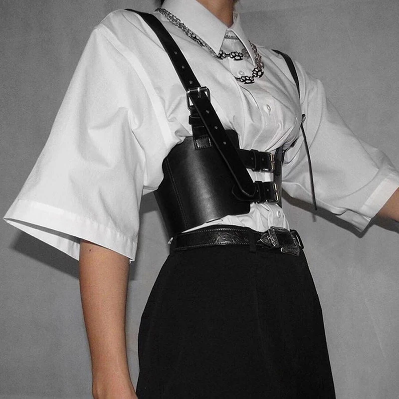 Fashion Cummerbunds Adjustable Buckle Black PU Leather Belt Ladies Bustier Girl Punk Street Waist Corset Shaper Accessories
Fashion Cummerbunds Adjustable Buckle Black PU Leather Belt Ladies Bustier Girl Punk Street Waist Corset Shaper Accessories