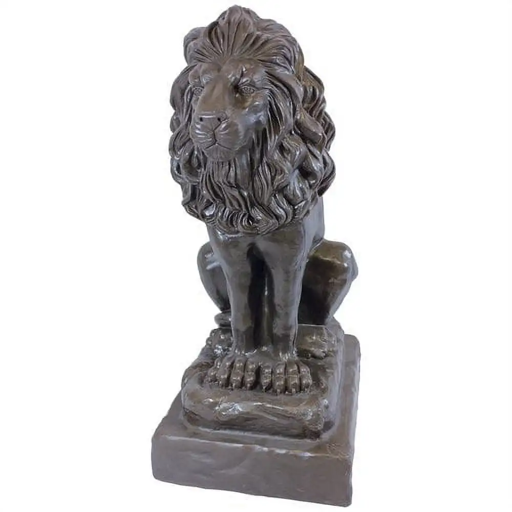28" H Garden Lion Statue Plastic Resin Lightweight Outdoor Sculpture for Patio, Balcony, Yard Ornament - Natural Bronze
28" H Garden Lion Statue Plastic Resin Lightweight Outdoor Sculpture for Patio, Balcony, Yard Ornament - Natural Bronze