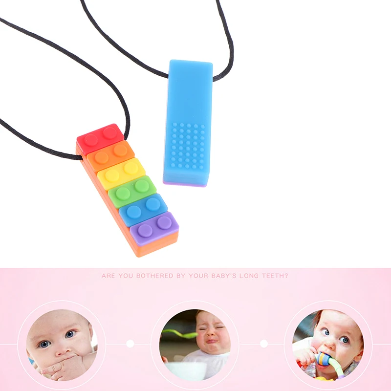 Baby Rainbow Teether Necklace Silicone Teethers Chew Sensory Eco-friendly Biting
Baby Rainbow Teether Necklace Silicone Teethers Chew Sensory Eco-friendly Biting