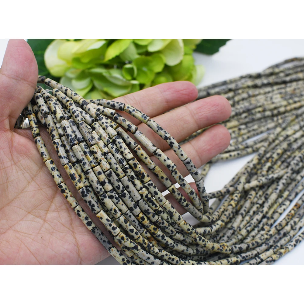14x4mm Natural Smooth Spotted stone Columnar shape stone Beads For DIY necklace bracelet jewelry make 15 "free delivery
14x4mm Natural Smooth Spotted stone Columnar shape stone Beads For DIY necklace bracelet jewelry make 15 "free delivery