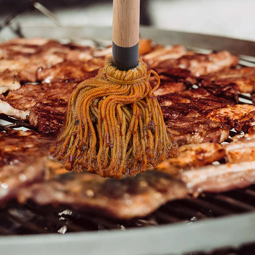 2 Pcs BBQ Feeding Mop Set Baking Brush Oil Tool Kit Tools Grill Sauce Basting Mops Cotton Kitchen Supply Barbecue Accessory
2 Pcs BBQ Feeding Mop Set Baking Brush Oil Tool Kit Tools Grill Sauce Basting Mops Cotton Kitchen Supply Barbecue Accessory