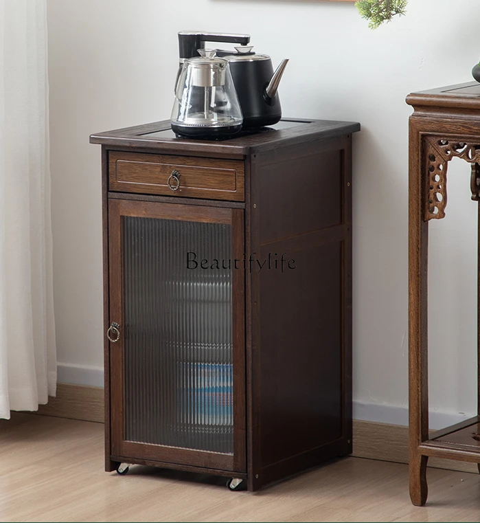 Household Water Boiling Kettle Integrated Tea Table-Side Cabinet Mobile Tea and Tea Set Storage Cabinet
Household Water Boiling Kettle Integrated Tea Table-Side Cabinet Mobile Tea and Tea Set Storage Cabinet