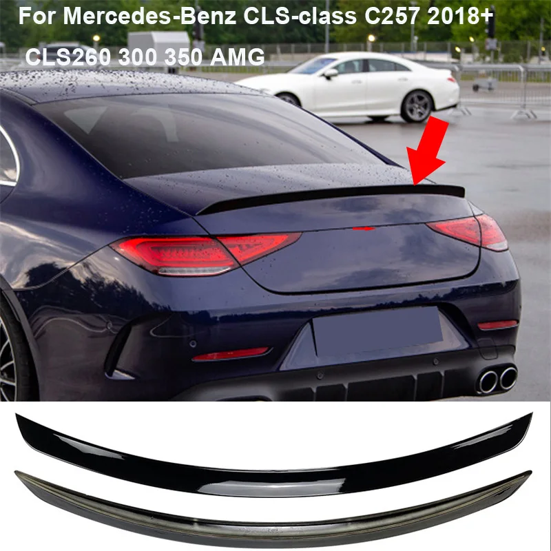 Glossy ABS Rear Trunk Roof Spoiler Wings For Mercedes-Benz CLS class C257 2018+ CLS260 300 350 AMG Tail Tailgate Splitter lip
Glossy ABS Rear Trunk Roof Spoiler Wings For Mercedes-Benz CLS class C257 2018+ CLS260 300 350 AMG Tail Tailgate Splitter lip