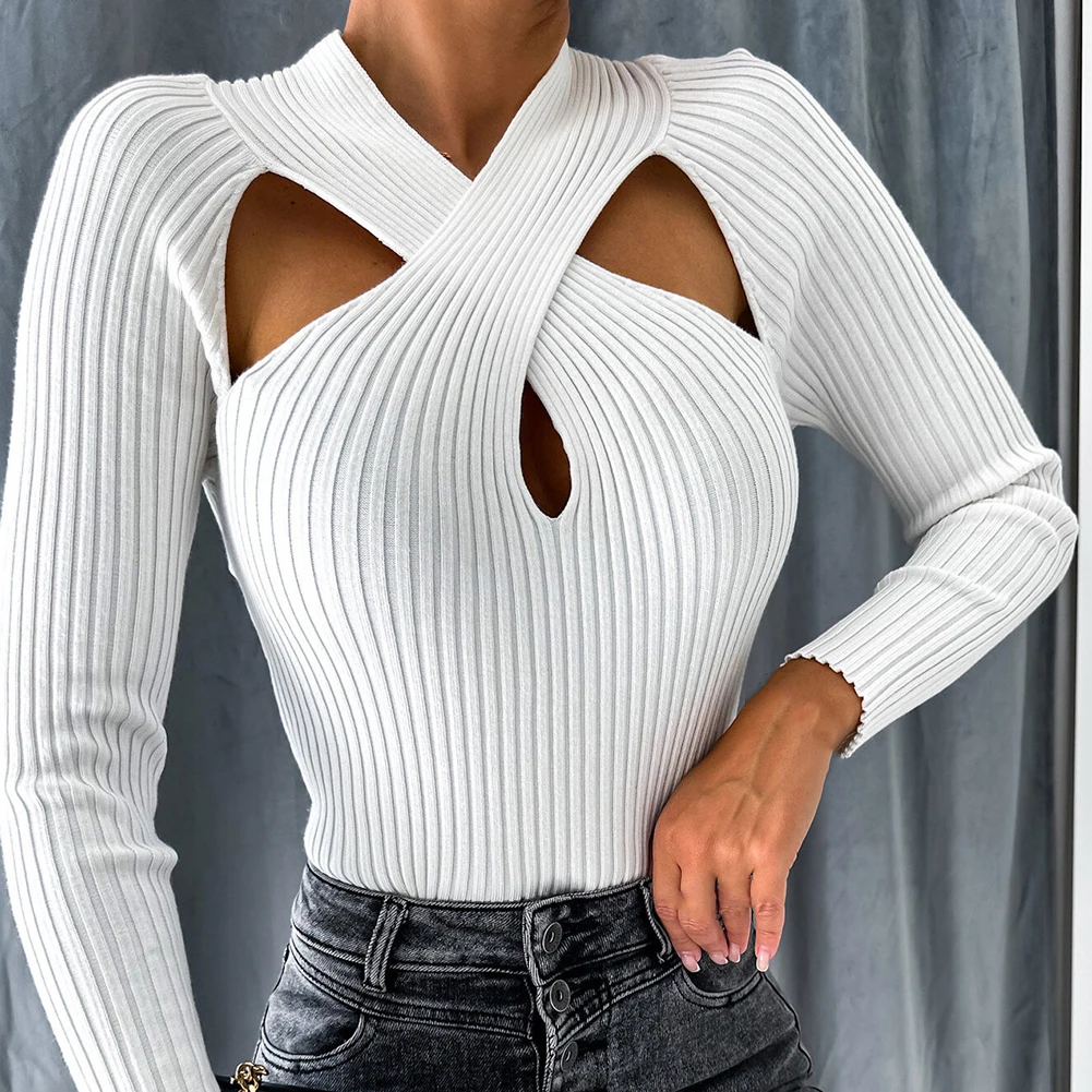 Comfy Fashion Tops Bottoming Shirt Long Sleeve Sexy Long Sleeve Slight Strech Solid Color Women Bottoming Shirt
Comfy Fashion Tops Bottoming Shirt Long Sleeve Sexy Long Sleeve Slight Strech Solid Color Women Bottoming Shirt