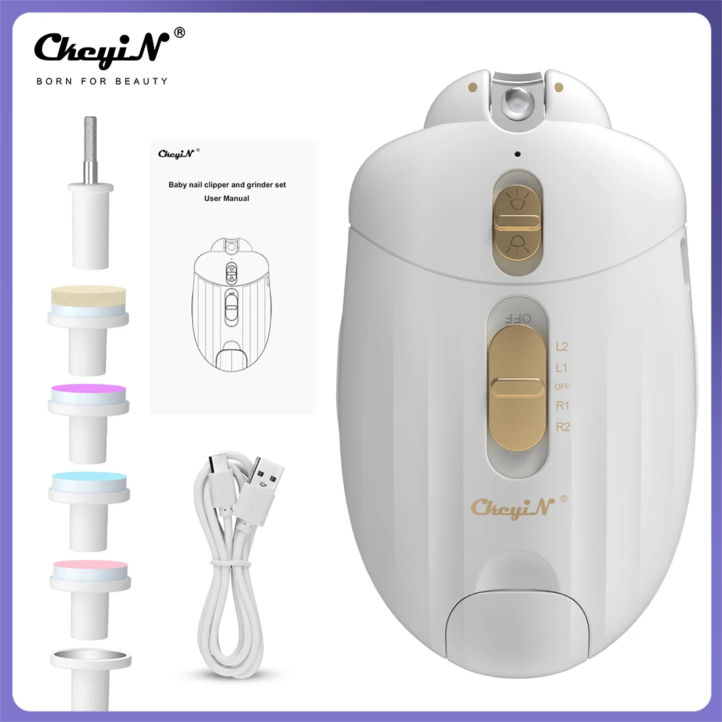2 in 1 Baby Nail Clipper Cutter Electric Kid Nail Polisher Grinder Trimmer & LED Light Low Noise for Newborn Adult Manicure Set
2 in 1 Baby Nail Clipper Cutter Electric Kid Nail Polisher Grinder Trimmer & LED Light Low Noise for Newborn Adult Manicure Set