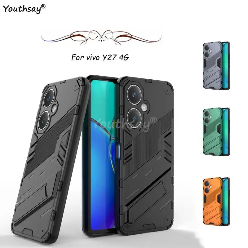 For vivo Y27 Case Protective Phone Holder Case For vivo Y27 Cover Invisible Bracket TPU Armor vivo Y27 4G Case
For vivo Y27 Case Protective Phone Holder Case For vivo Y27 Cover Invisible Bracket TPU Armor vivo Y27 4G Case