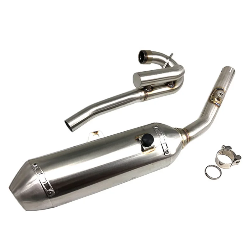 New Huayang T4 Big Cylinder Head Motocross Motorcycle Stainless steel exhaust pipe, front and rear section assembly, exhaust
New Huayang T4 Big Cylinder Head Motocross Motorcycle Stainless steel exhaust pipe, front and rear section assembly, exhaust