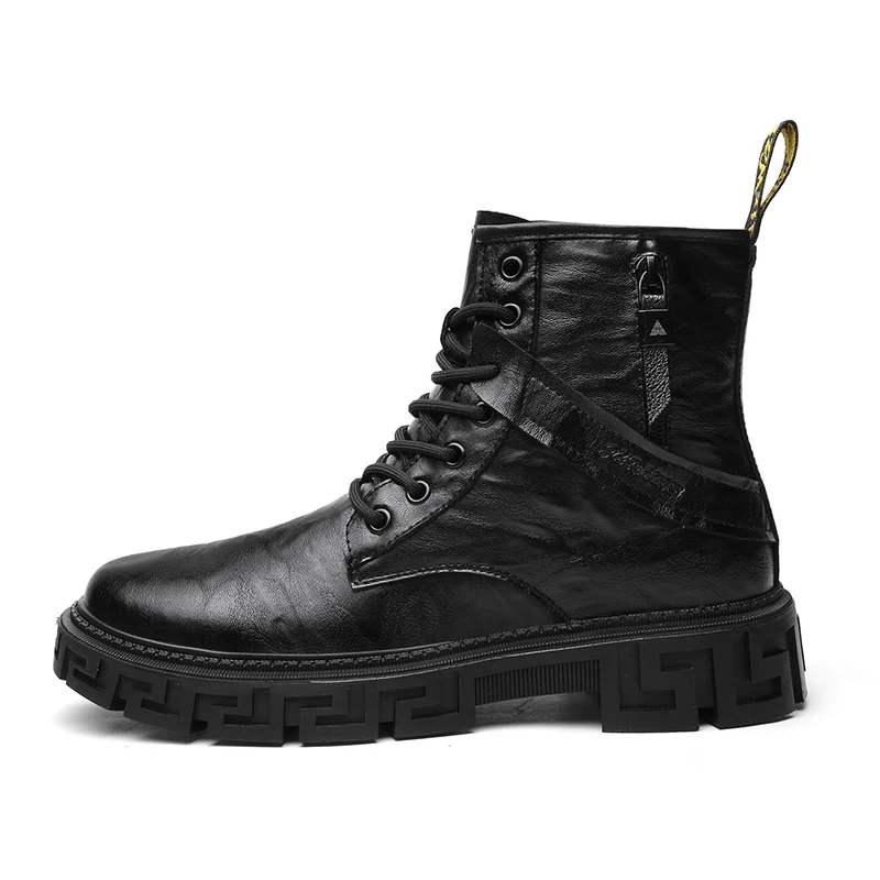 Fashion High Top Men Boots British Style Trend Platform Shoes Comfortable Outdoor Working Boots Wear-Resisting Casual Shoes
Fashion High Top Men Boots British Style Trend Platform Shoes Comfortable Outdoor Working Boots Wear-Resisting Casual Shoes