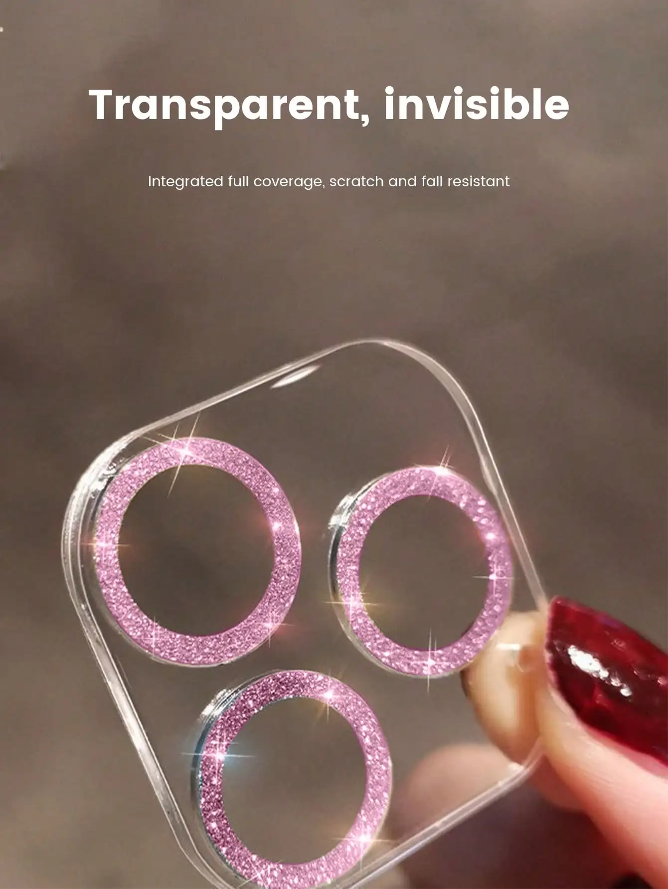 1PC Pink Glitter Camera Lens Protector for iPhone 17-11 Pro Max 9H HD Clear Anti-Scratch Case Friendly Full Cover 1PC Pink Glitter Camera Lens Protector for iPhone 17-11 Pro Max 9H HD Clear Anti-Scratch Case Friendly Full Cover