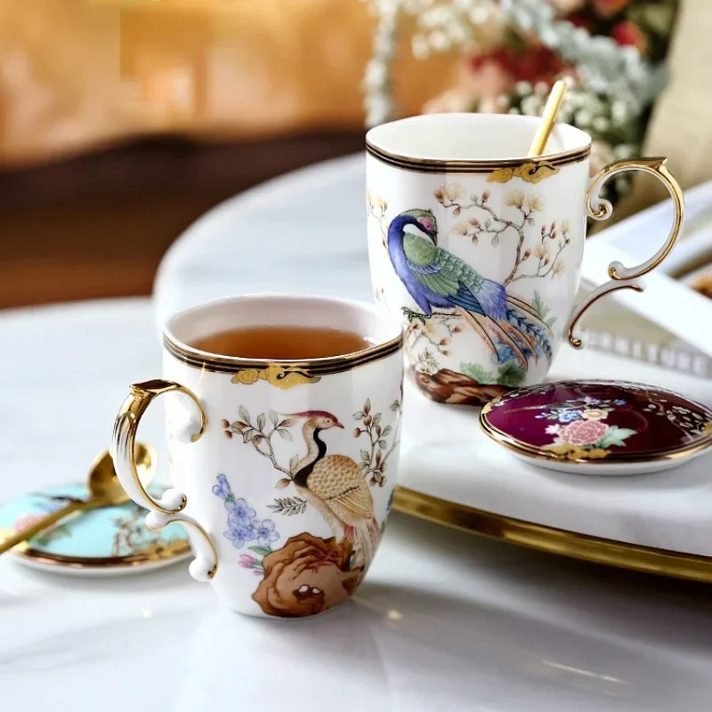 Chinese-style Bone China Coffee Cup Large-capacity Ceramic Cup High-value Personality Couple Cup Mug Creative Gift
Chinese-style Bone China Coffee Cup Large-capacity Ceramic Cup High-value Personality Couple Cup Mug Creative Gift