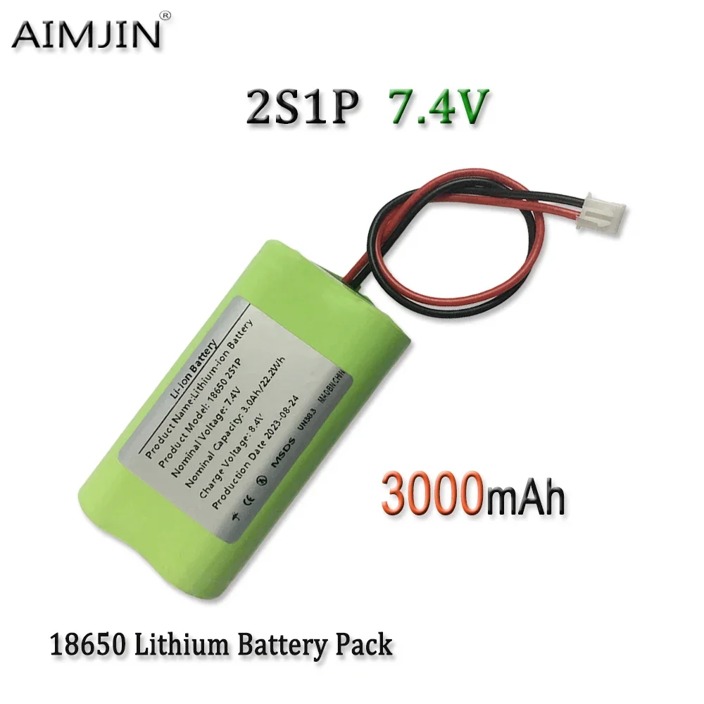 2S1P 7.4V 3000mAh/3.0Ah Lithium Battery Pack, Suitable For Projector, Speaker, And Wireless Monitoring Battery Replacement
2S1P 7.4V 3000mAh/3.0Ah Lithium Battery Pack, Suitable For Projector, Speaker, And Wireless Monitoring Battery Replacement