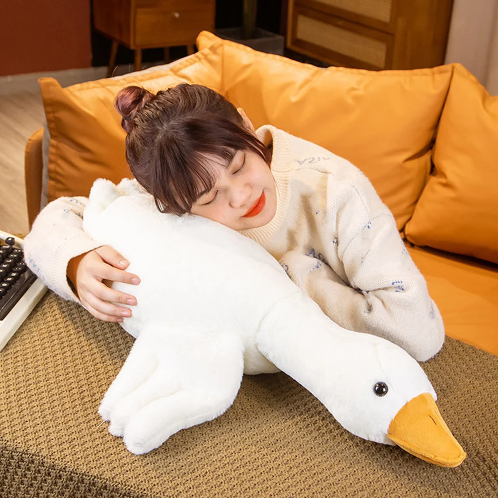 Big White Goose Plush Toy Children Cartoon Stuffed Pp Cotton Birthday Gift for Girl 
Big White Goose Plush Toy Children Cartoon Stuffed Pp Cotton Birthday Gift for Girl
