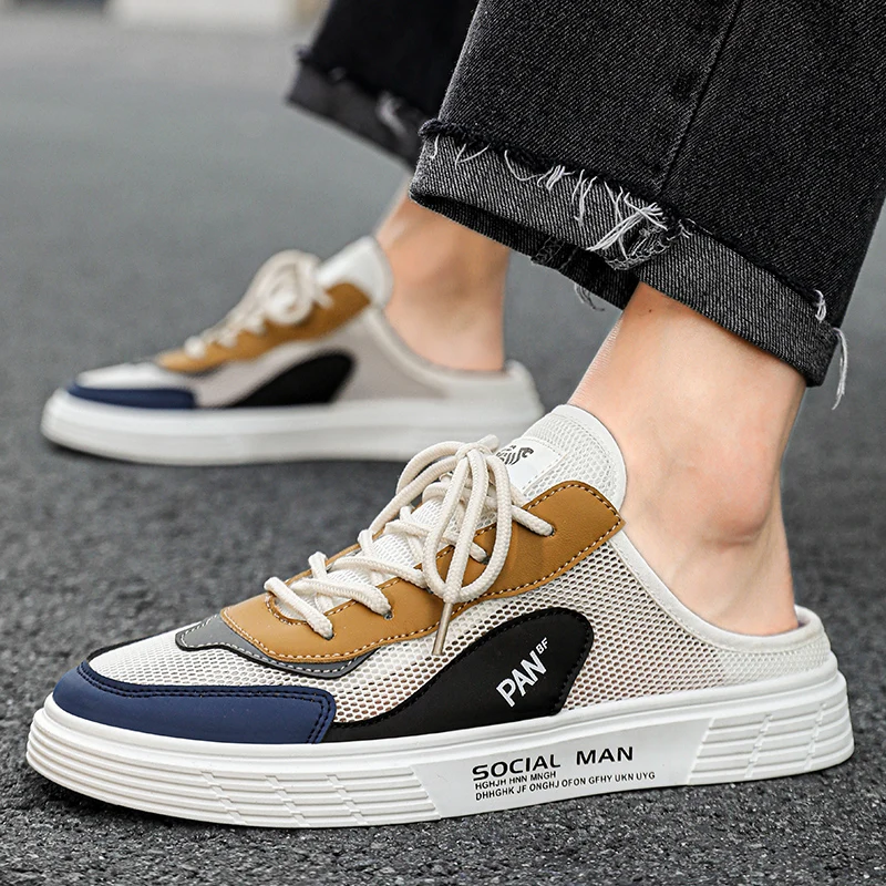 Fujeak 2023 New Summer Men‘s Mesh Half Slippers Fashion Outdoor Beach Low Tops Breathable Lightweight Half Closed Toe Slippers
Fujeak 2023 New Summer Men‘s Mesh Half Slippers Fashion Outdoor Beach Low Tops Breathable Lightweight Half Closed Toe Slippers