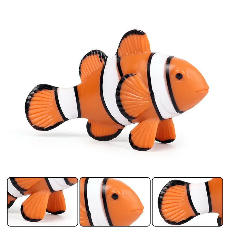 Cute Children's Simulation Of Marine Underwater Creatures Animal Model Clown Fish Tropical Fish Model Toy Decorative House Props
Cute Children's Simulation Of Marine Underwater Creatures Animal Model Clown Fish Tropical Fish Model Toy Decorative House Props