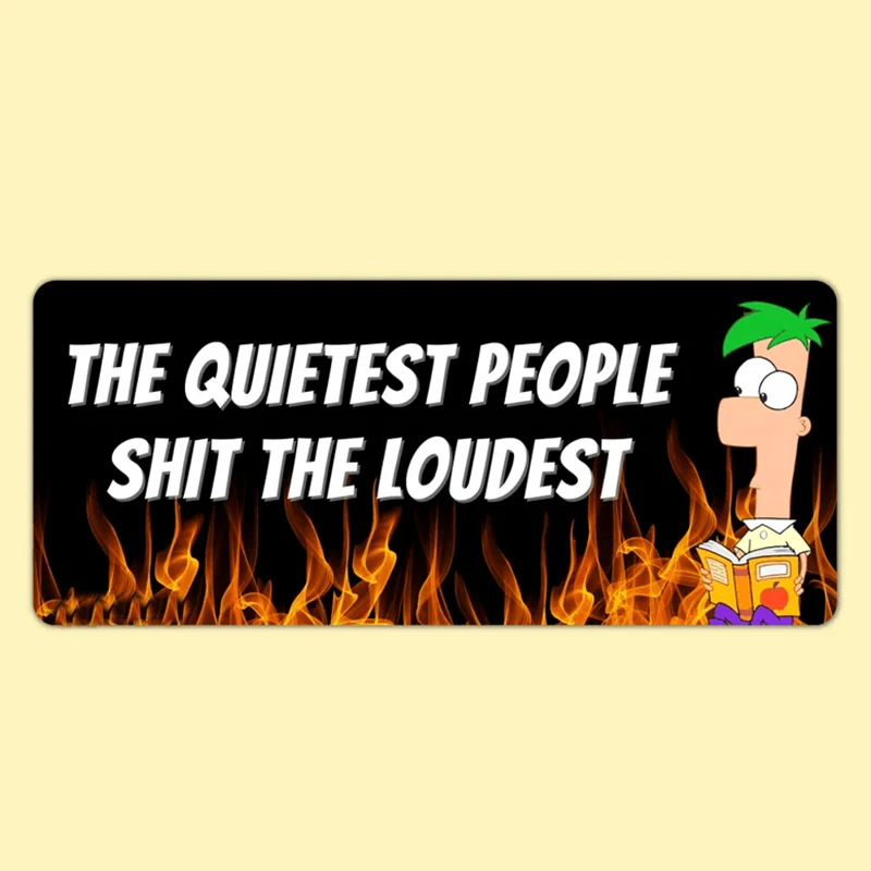 Inkjet Car Stickers The Quietest People Sticker Pack For Window Bumper Exterior Accessories Waterproof Cute Peep Vinyl Decals
Inkjet Car Stickers The Quietest People Sticker Pack For Window Bumper Exterior Accessories Waterproof Cute Peep Vinyl Decals
