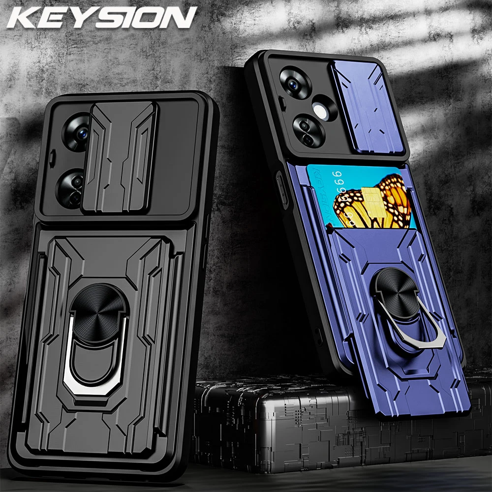 KEYSION Shockproof Case for OnePlus Nord CE 3 Lite 5G N30 Card Bag Slide Camera Lens Protection Phone Cover for 1+10T 5G Ace Pro
KEYSION Shockproof Case for OnePlus Nord CE 3 Lite 5G N30 Card Bag Slide Camera Lens Protection Phone Cover for 1+10T 5G Ace Pro