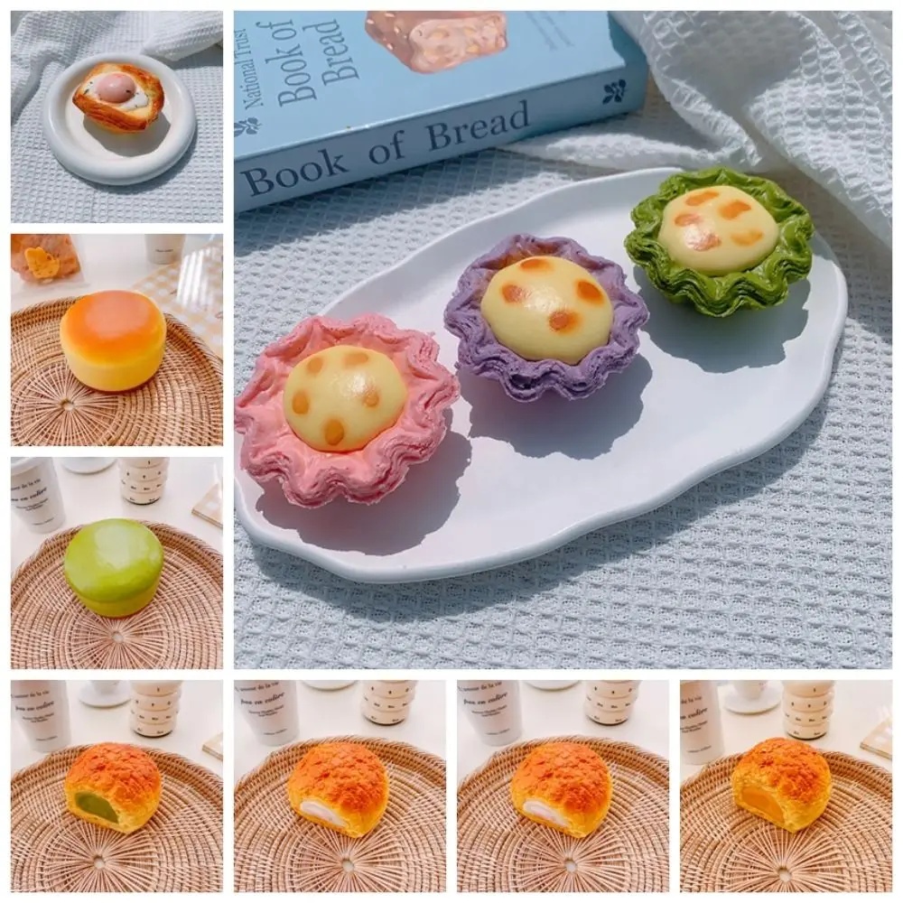 

Donuts Bread Slow Rebound Toy Stylish Bread PU Squeeze Dessert Toy Creative Simulation Food Puff Slow Rebound Toy Children Toys