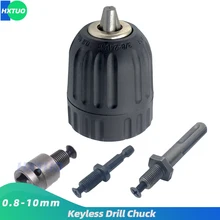 0.8-10mm Keyless 3-Jaw 3/8-24UNF Drill Chuck Quick Change Adapter SDS-Plus Shank 1/4" Hex Square Fit Rotary Hammer/Hammer Drill
0.8-10mm Keyless 3-Jaw 3/8-24UNF Drill Chuck Quick Change Adapter SDS-Plus Shank 1/4" Hex Square Fit Rotary Hammer/Hammer Drill