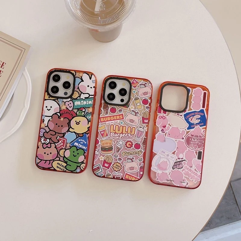Cartoon Animals Peach Gradient Border 2.0 Acrylic Phone Case Cover for IPhone 11 12 13 14 15 Pro Max Case
Cartoon Animals Peach Gradient Border 2.0 Acrylic Phone Case Cover for IPhone 11 12 13 14 15 Pro Max Case