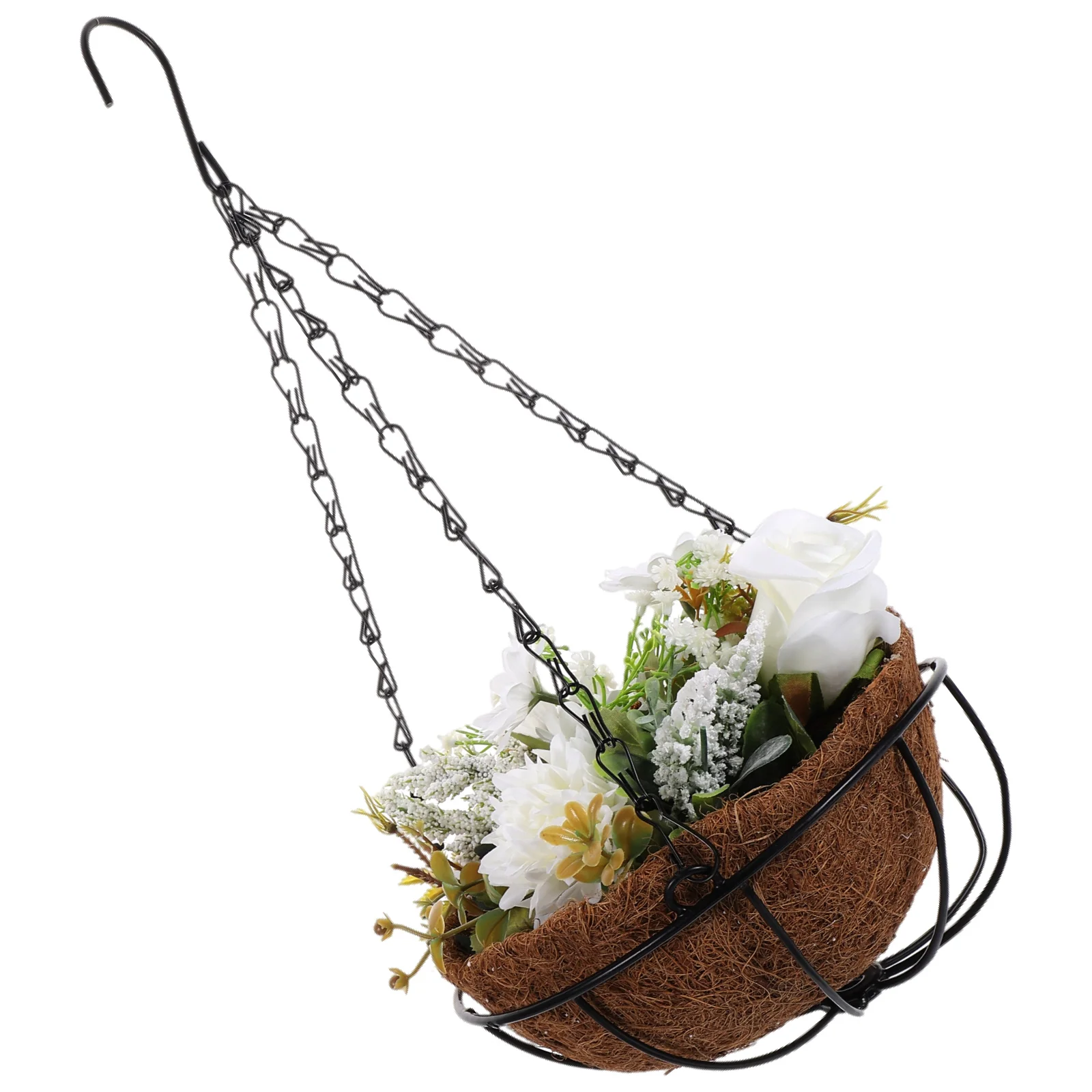 Simulated Rose Coconut Palm Hanging Basket Wall Fake Outdoor Plants Decoration Artificial Flowers
Simulated Rose Coconut Palm Hanging Basket Wall Fake Outdoor Plants Decoration Artificial Flowers