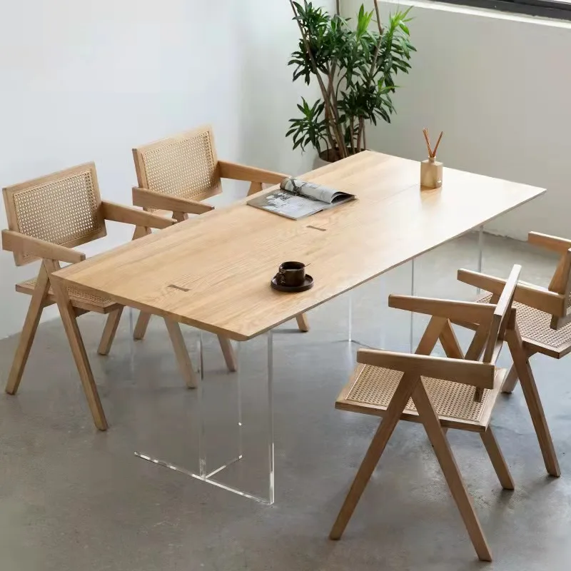Nordic new acrylic floating table Restaurant Coffee Shop Furniture Creative Solid Dining Wood Arm Chair
Nordic new acrylic floating table Restaurant Coffee Shop Furniture Creative Solid Dining Wood Arm Chair