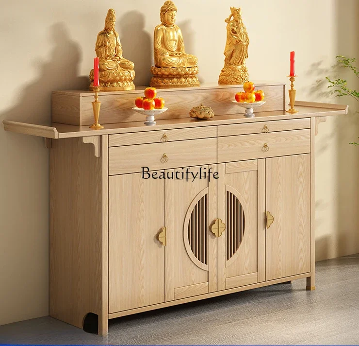 Solid Wood Altar Incense Burner Table Altar Simple Modern Tribute Table Chinese Incense Central Hall Cabinet
Solid Wood Altar Incense Burner Table Altar Simple Modern Tribute Table Chinese Incense Central Hall Cabinet