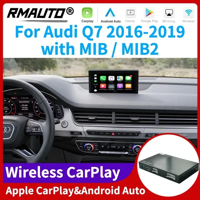 RMAUTO беспроводной Apple CarPlay MIB2 для Audi Q7 2016-2019 Android Автомобильное Зеркало AirPlay Поддержка обратного изображения автомобильный комплект
RMAUTO беспроводной Apple CarPlay MIB2 для Audi Q7 2016-2019 Android Автомобильное Зеркало AirPlay Поддержка обратного изображения автомобильный комплект