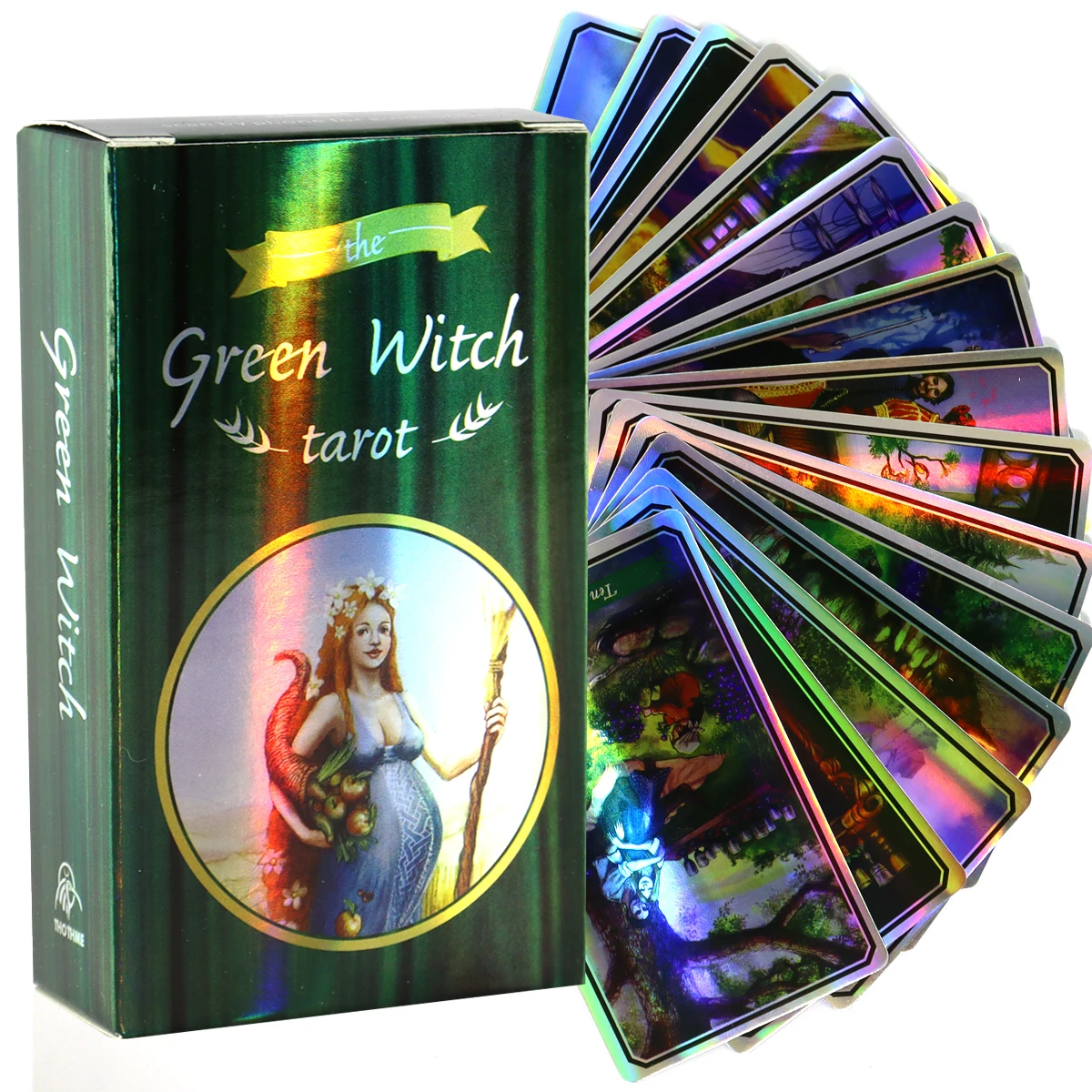 The Green Witch Tarot Deck Flash Card Fortune Telling Divination Oracle Cards Family Party Leisure Table Game With PDF Guidebook
The Green Witch Tarot Deck Flash Card Fortune Telling Divination Oracle Cards Family Party Leisure Table Game With PDF Guidebook
