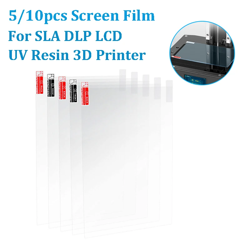 

5/10pcs UV Resin SLA DLP LCD 3D Printer Screen Protector Film 3D Print Platform Screen Film For ANYCUBIC Photon Mono X M3 Plus