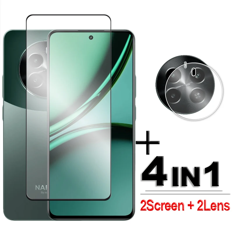 

4in1 For Realme Narzo 70 Pro Glass For Narzo 70 Tempered Glass 2.5D Full Cover Screen Protector For Realme Narzo 70 Pro Film
