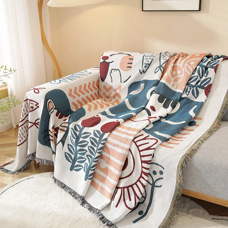 Blanket Cotton Sofa Throw with Tassels Nordic Ins Style Outdoor Picnic Blankets Universal Knitted Sofa Cover Tapestry for Bed
Blanket Cotton Sofa Throw with Tassels Nordic Ins Style Outdoor Picnic Blankets Universal Knitted Sofa Cover Tapestry for Bed