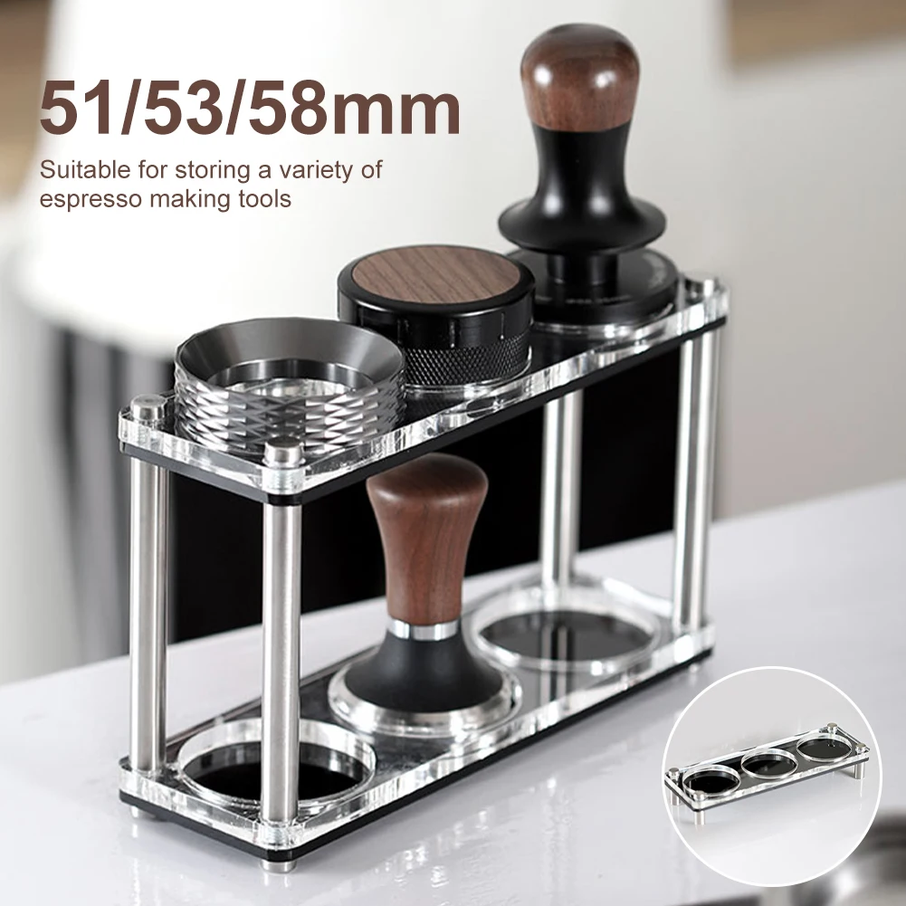 2 Layer Coffee Tamper Holder Rack Espresso Coffee Tamper Mat Stand Coffee Filter Stand Portafilter Holder Rack For Home Office
2 Layer Coffee Tamper Holder Rack Espresso Coffee Tamper Mat Stand Coffee Filter Stand Portafilter Holder Rack For Home Office