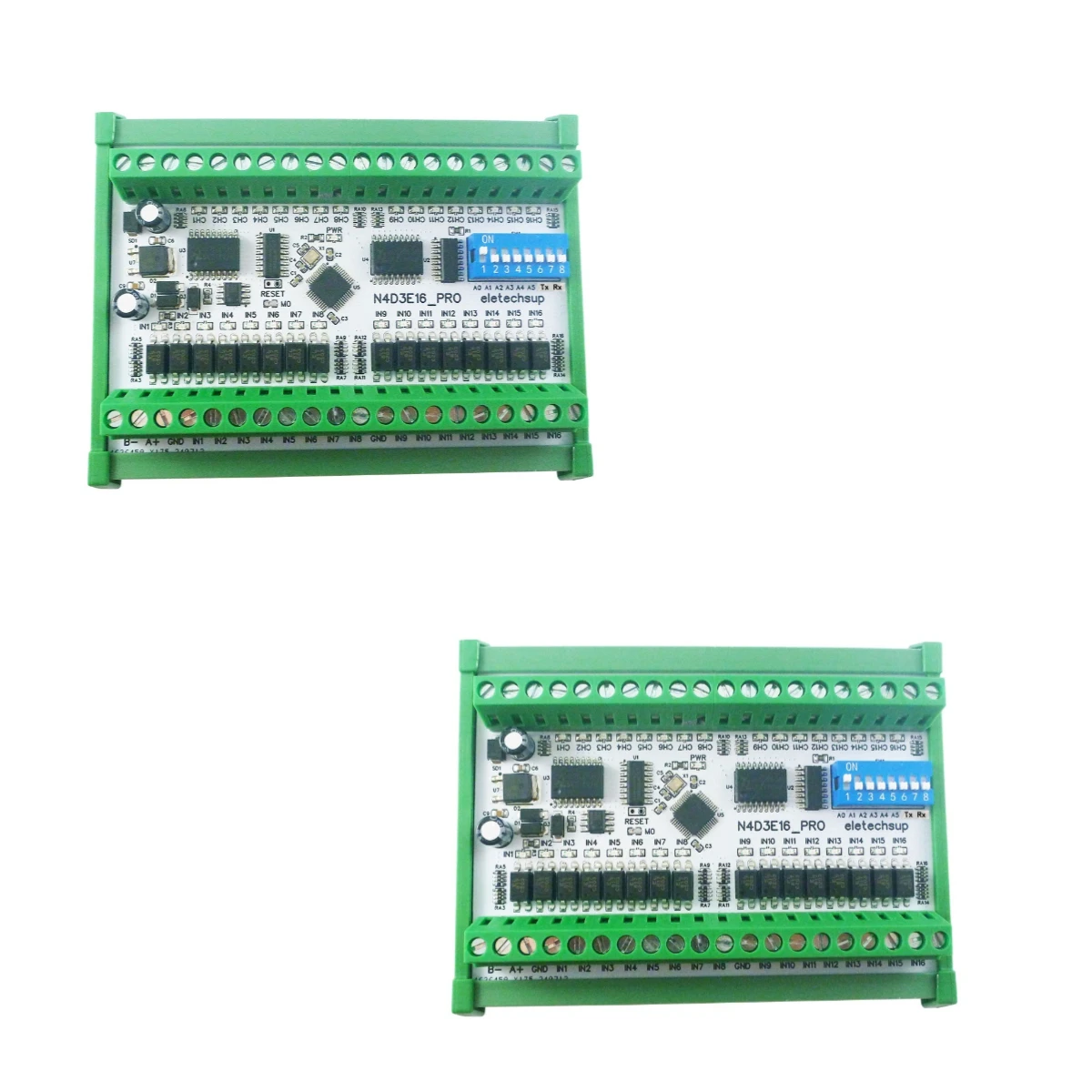 2PCS N4D3E16 Upgraded Version 16DI-16DO Multifunction RS485 Two-way Remote Control Module Modbus RTU PLC Expanding Board
2PCS N4D3E16 Upgraded Version 16DI-16DO Multifunction RS485 Two-way Remote Control Module Modbus RTU PLC Expanding Board