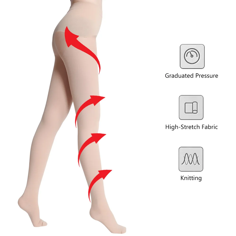Legbeauty Seamless Compression Pantyhose Stockings 15-21mmHg High Waist Varicose Veins Leg Shaping Stovepipe Tights Closed Toe
Legbeauty Seamless Compression Pantyhose Stockings 15-21mmHg High Waist Varicose Veins Leg Shaping Stovepipe Tights Closed Toe