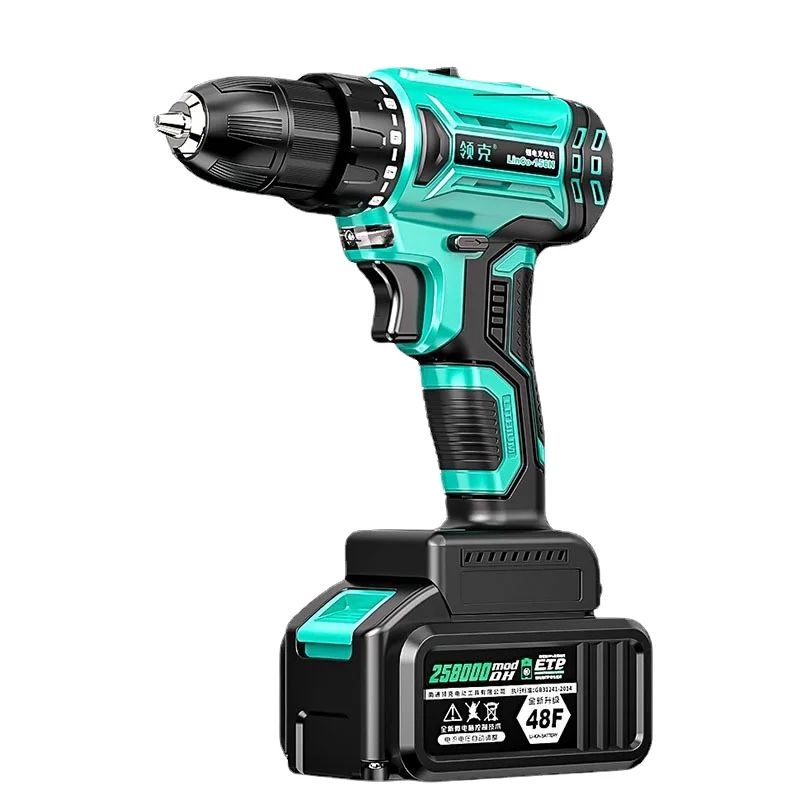 

Brushless Electric Hand Drill Impact Drill Rechargeable Dual Speed Lithium Battery 48V Pistol Drill Electric Tool Screwdriver