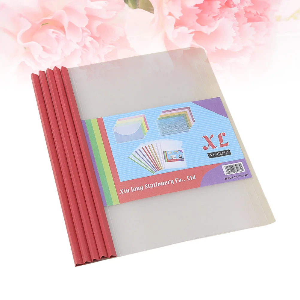 10Pcs Transparent File Folder Sliding Bar Report Covers A4 Report Display Cover Organizer Binder (Q310-Red)
10Pcs Transparent File Folder Sliding Bar Report Covers A4 Report Display Cover Organizer Binder (Q310-Red)