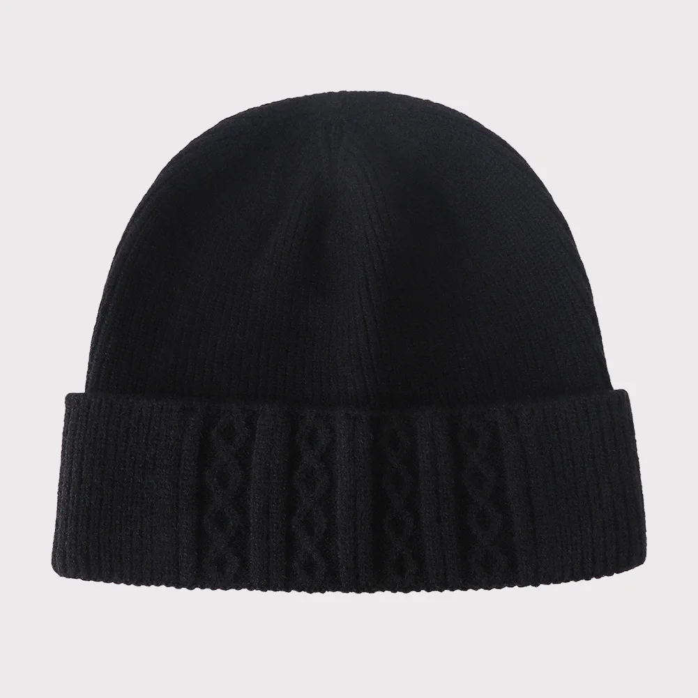 

2023 New Solid Color Slouchy Knitted Hats for Men Women Crochet Beanie Hat Unisex Soft Warm Baggy Skull Cap Winter Accessories