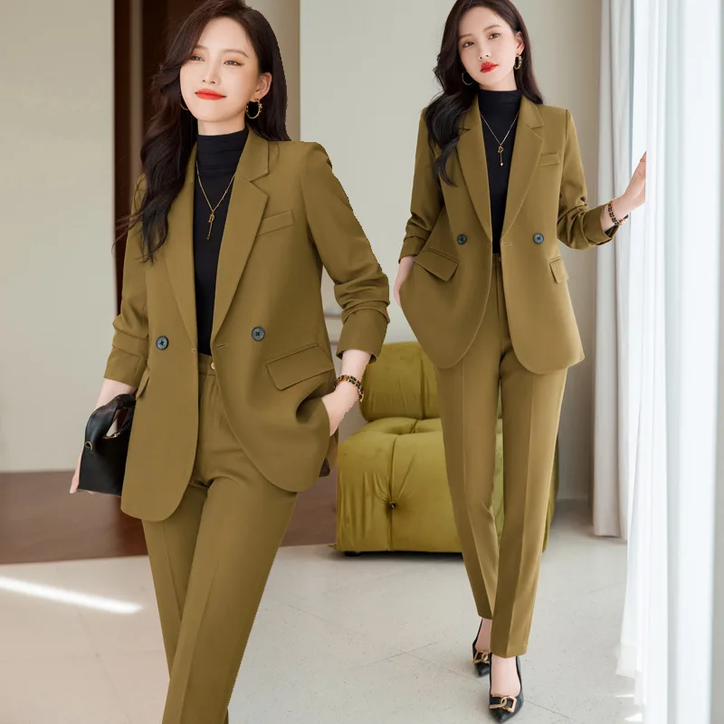 Business Suit Women's Spring and Autumn 2023 New plus Size Temperament Goddess Temperament Korean Style Casual British Style Sui
Business Suit Women's Spring and Autumn 2023 New plus Size Temperament Goddess Temperament Korean Style Casual British Style Sui